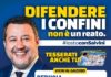 Perugia gazebo raccolta firme a sostegno del Ministro Matteo Salvini