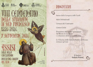 Stimmate di San Francesco: cerimonia il 7 Settembre ad Assisi