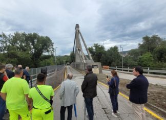 Inaugurati i lavori dI miglioramento del ponte a Nera Montoro