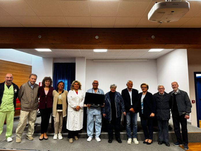 Ospedale di Branca, donati 4 televisori per il reparto di Cardiologia