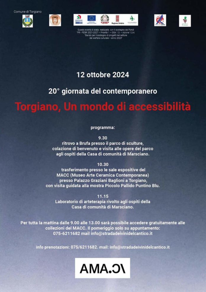 Torgiano Giornata del Contemporaneo