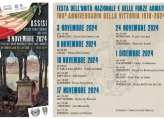 Assisi: commemorazione dei caduti e giornata dell’Unità Nazionale e delle Forze Armate