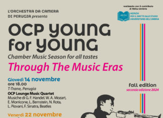 OCP YOUNG FOR YOUNG: torna a Perugia la rassegna concertistica per le giovani generazioni