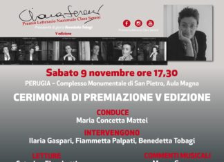 Premio Letterario Nazionale Clara Sereni, sabato 9 novembre a Perugia i vincitori della V edizione