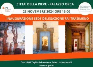 Città della Pieve, il Fai Trasimeno inaugura la sede a Palazzo Orca