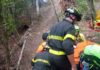 Ciclista soccorso dopo una caduta nei boschi di Passignano