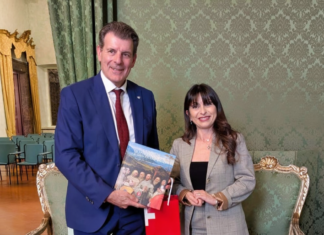 La presidente Proietti ha ricevuto l’ambasciatore della Confederazione Svizzera in Italia, Roberto Balzaretti