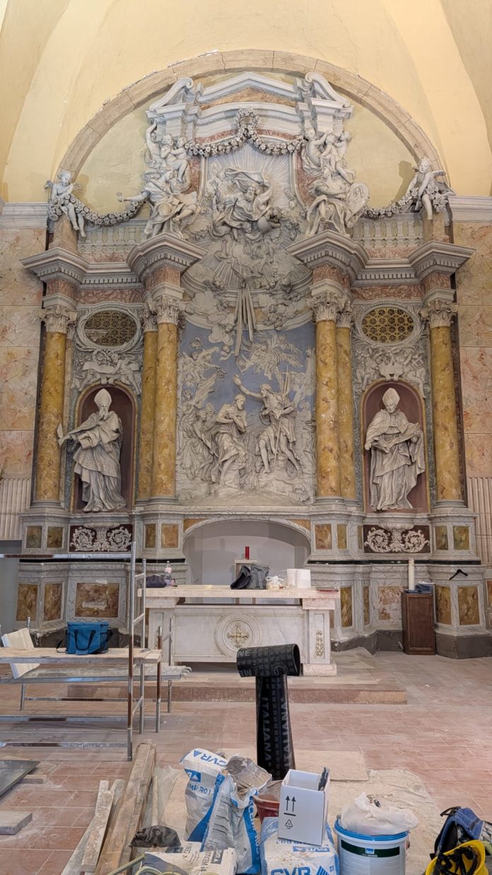 In corso i lavori di restauro e miglioramento sismico dell'Oratorio di San Giovanni Battista a Spello