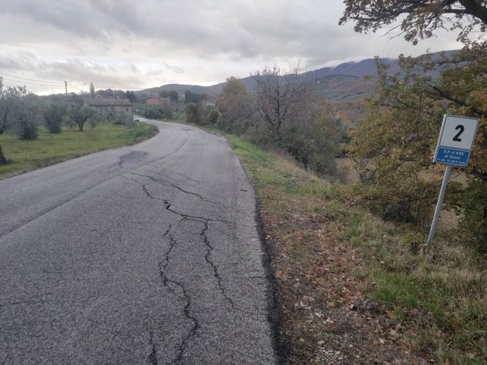 Giano dell'Umbria, al via la messa in sicurezza di un tratto della S.P. 452