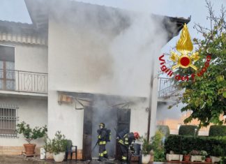 Incendio in abitazione a Castiglione del Lago: nessun ferito