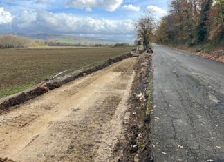 Al via i lavori percorso ciclopedonale dal nuovo ponte sul Tevere all’Abbazia di Montecorona