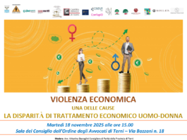 Retribuzioni uomo-donna, iniziativa della consigliera di Parità della Provincia di Terni