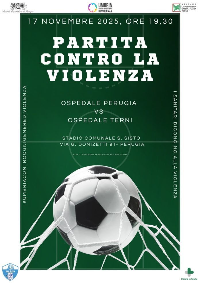 Ospedali di Perugia e Terni in campo contro la violenza