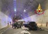 Incidente nella galleria Spoleto–Sant’Anatolia: quattro auto coinvolte