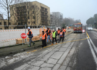 Riaperto Viale San Sisto. Il sopralluogo della sindaca Ferdinandi al cantiere del Metrobus