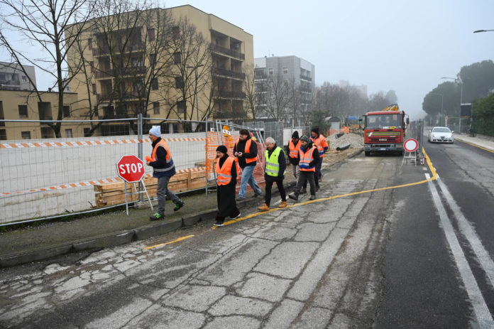 Riaperto Viale San Sisto. Il sopralluogo della sindaca Ferdinandi al cantiere del Metrobus
