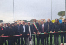 Inaugurazione nuovo impianto sportivo di Torgiano alla presenza del Ministro Abodi